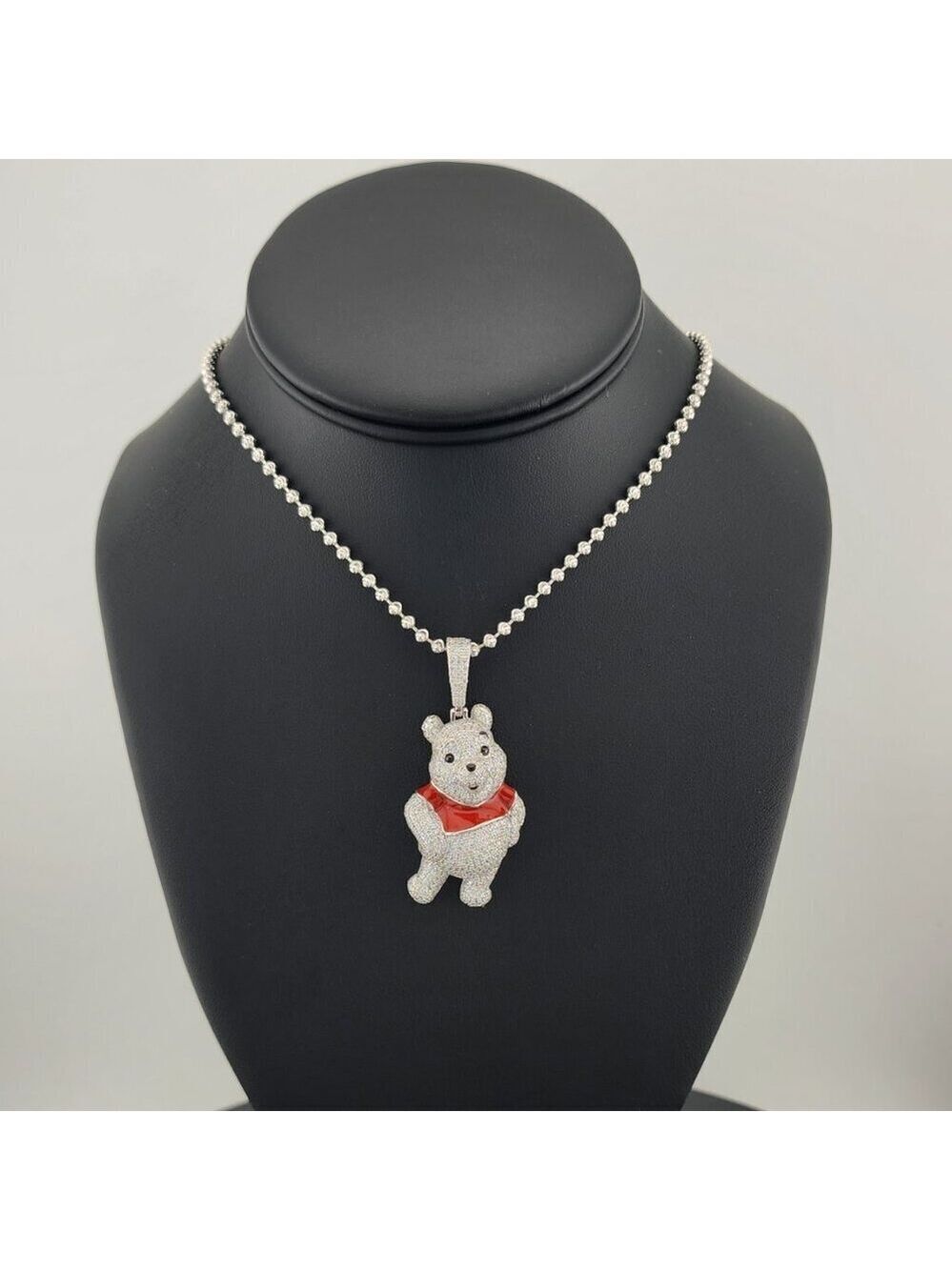 Brand New Sterling Silver Necklace – Winnie the Pooh Charm for All Ages